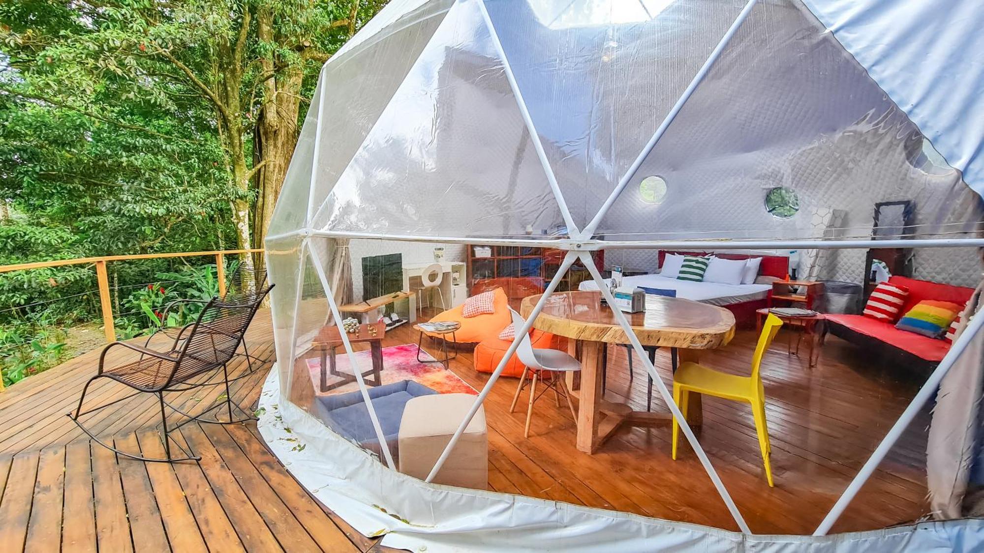 Bitzu Dome-Bijagua Riverside Glamping Exterior photo