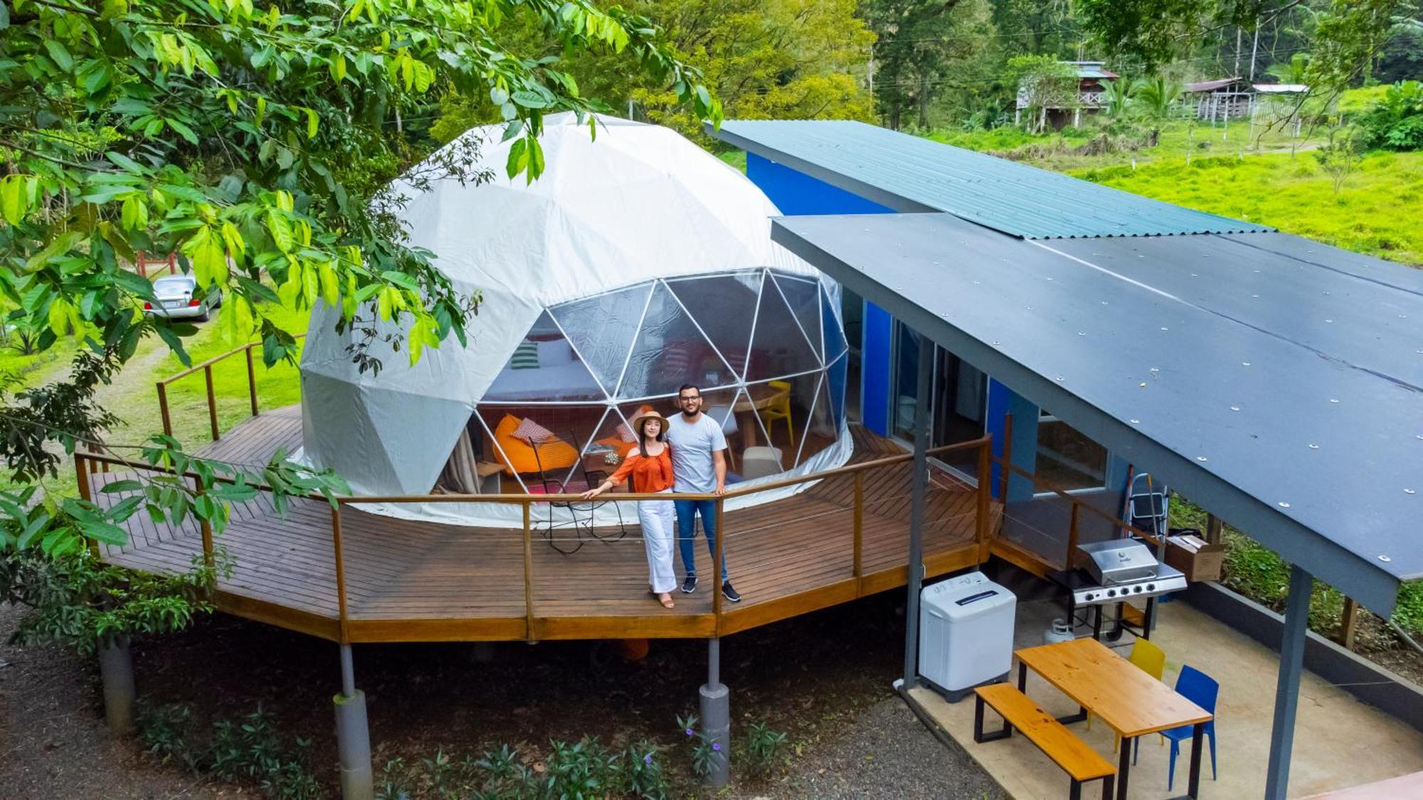 Bitzu Dome-Bijagua Riverside Glamping Exterior photo